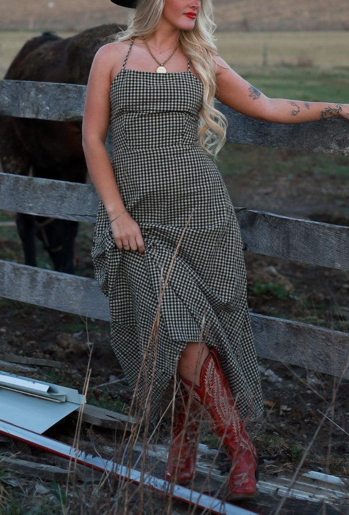 Homestead Gingham Dress