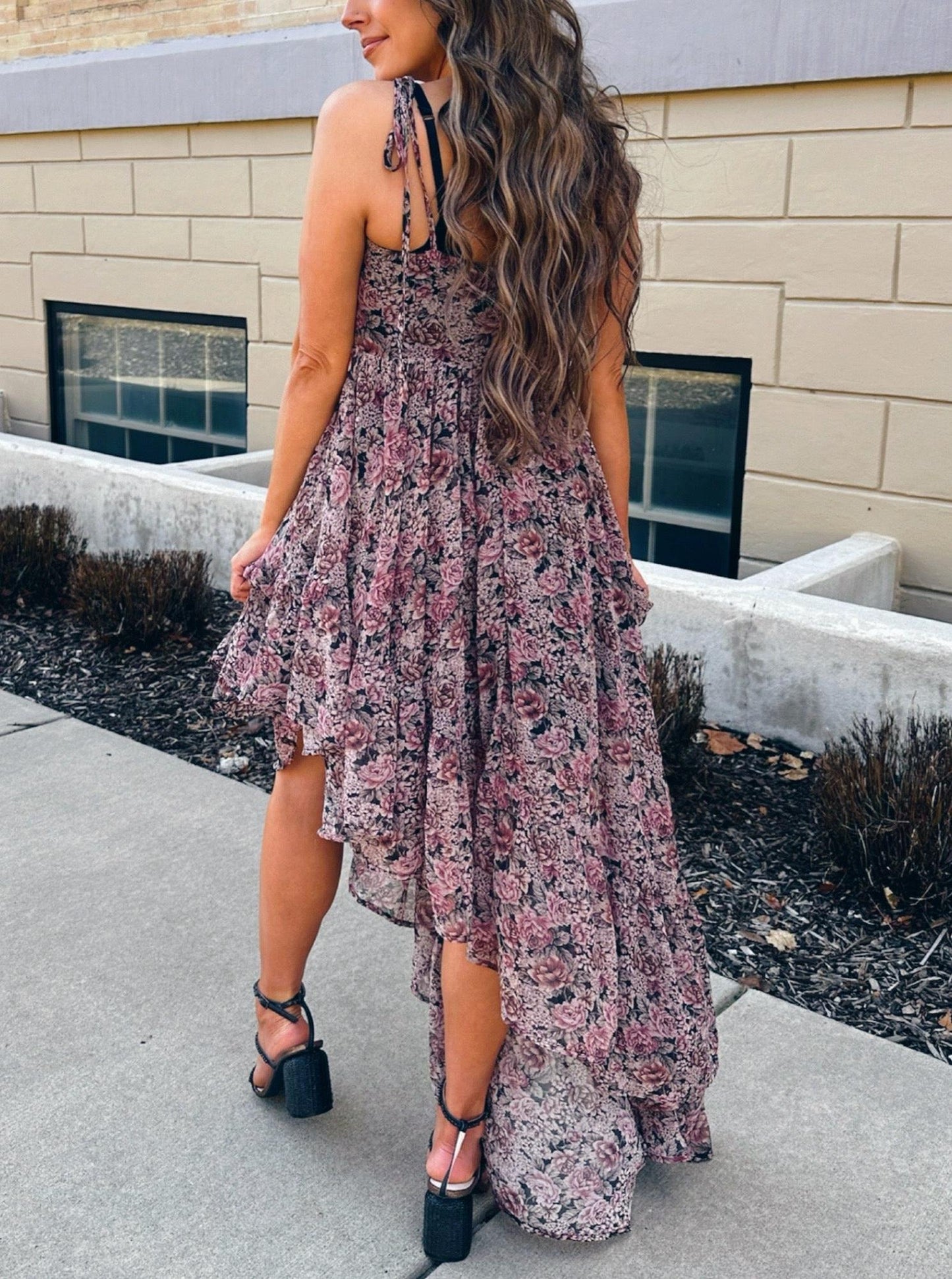 Dark Dahlia Maxi Dress