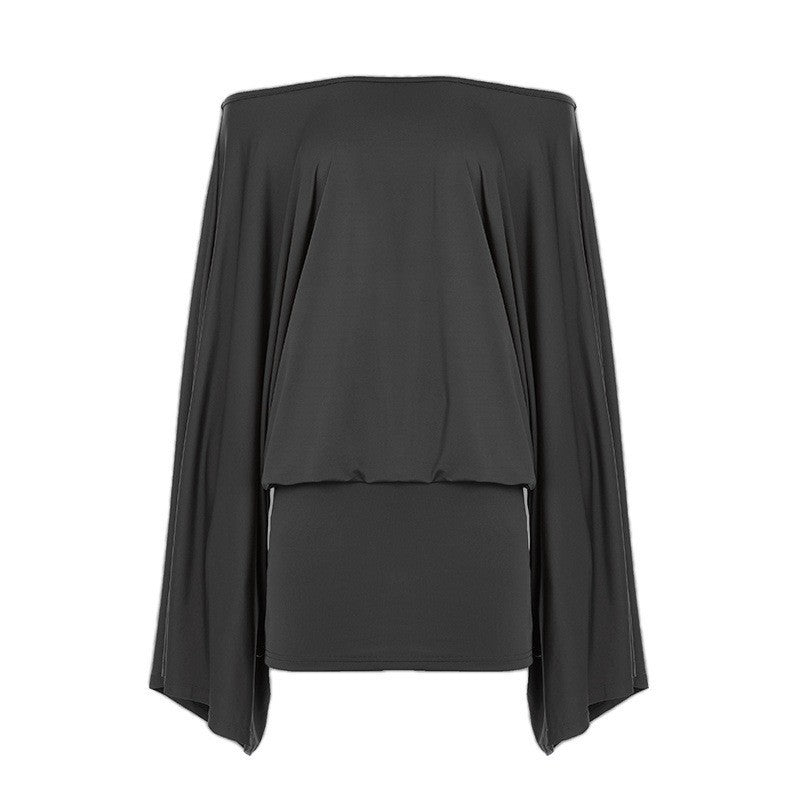Bohemian Off-Shoulder Flowy Wide Sleeve Two-Piece Top