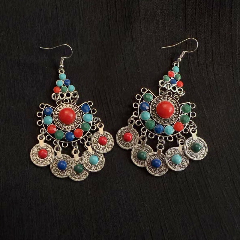 Boho Vintage Tassel Ethnic Style Earrings Collection | Niche Design Personalized Jewelry