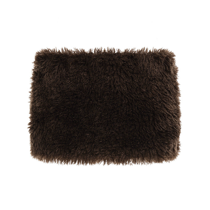Bohemian Fuzzy Fluffy Mini Skirt