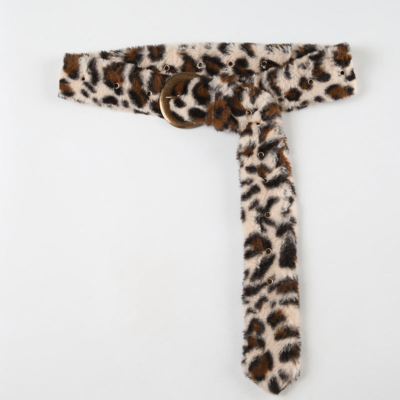 Boho Faux Fur & Leather Belt Collection
