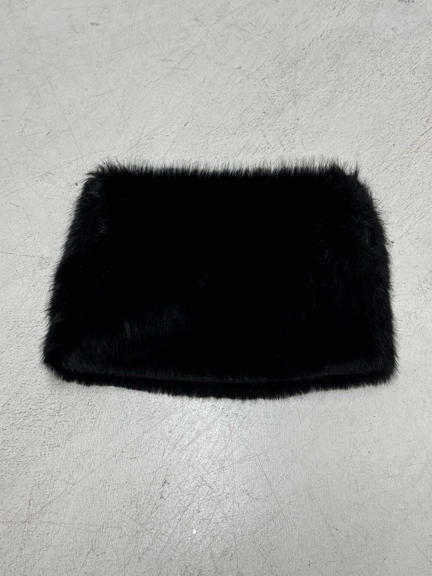 Boho Faux Fur Fluffy Mini Skirt