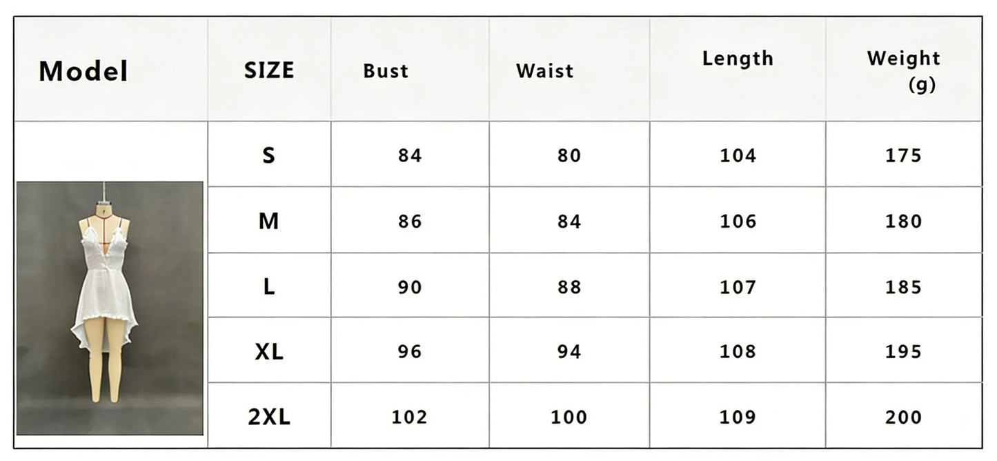 Boho V-Neck Ruffle Irregular Hem Cami Mini Dress | Vacation Beach Niche Design Dress