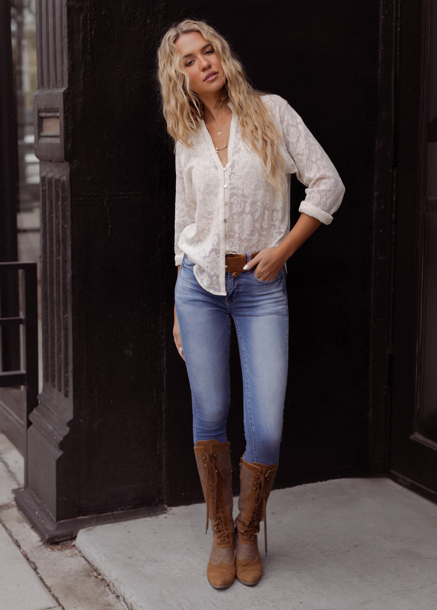 Bora Top in Cream