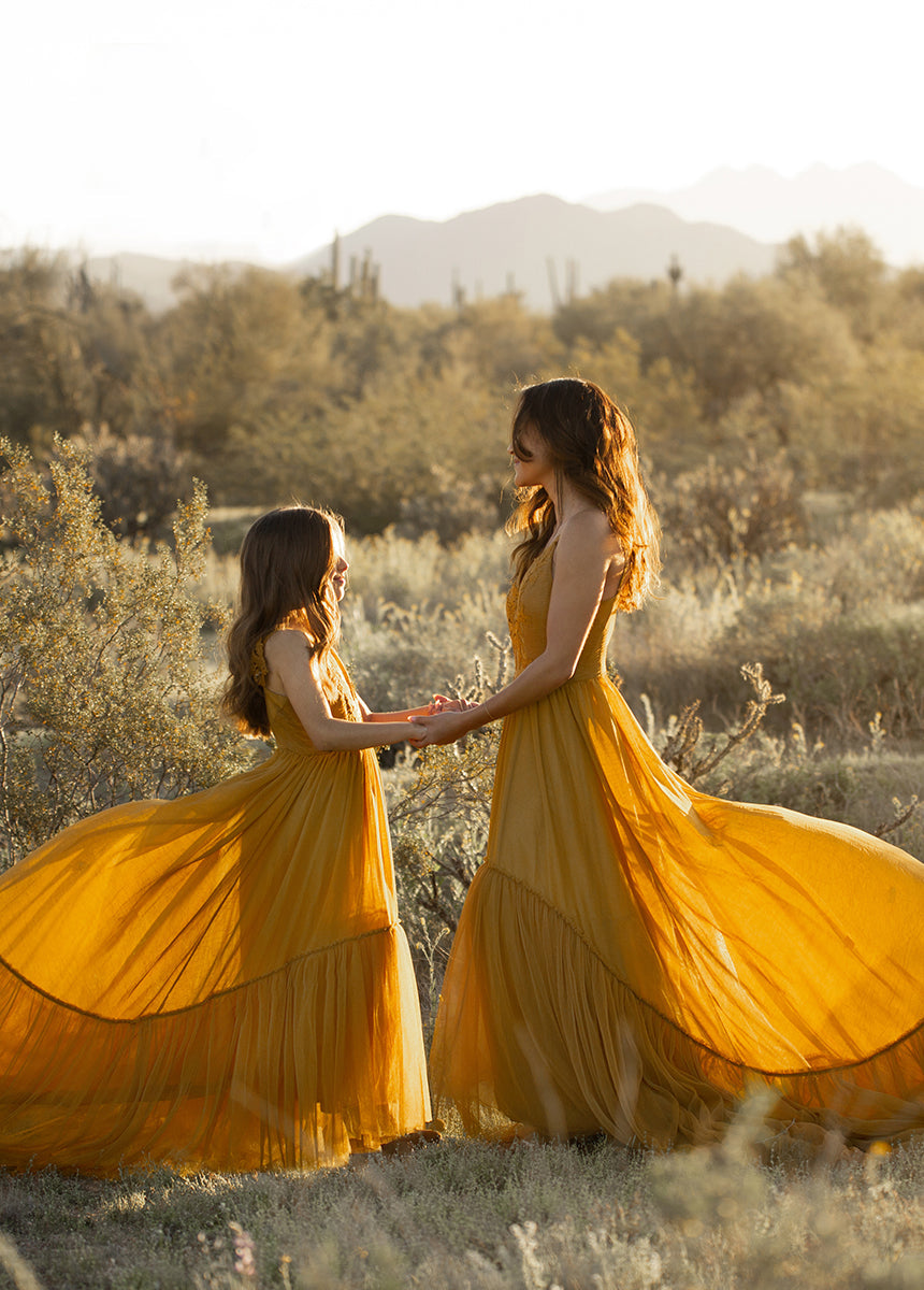 Mckenna Impact Dress in Tarnished Gold