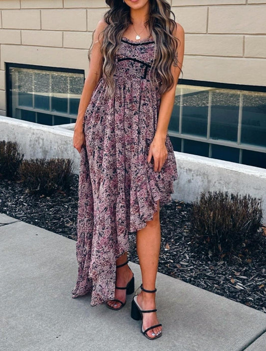 Dark Dahlia Maxi Dress