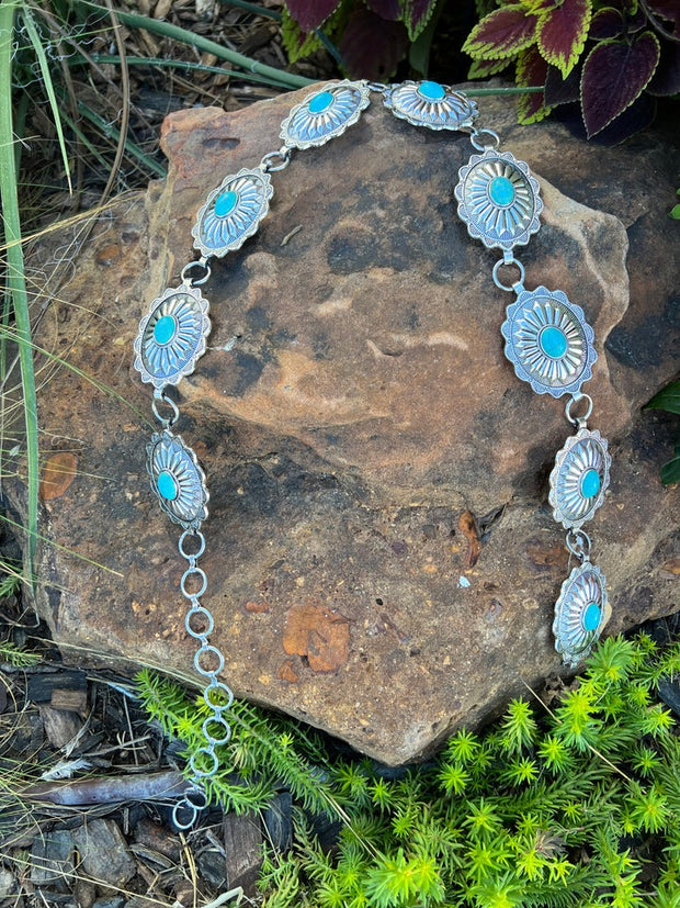 Turquoise belt chain