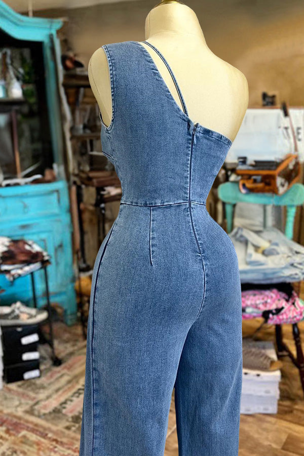 Sexy Hollow Shoulder Jumpsuit