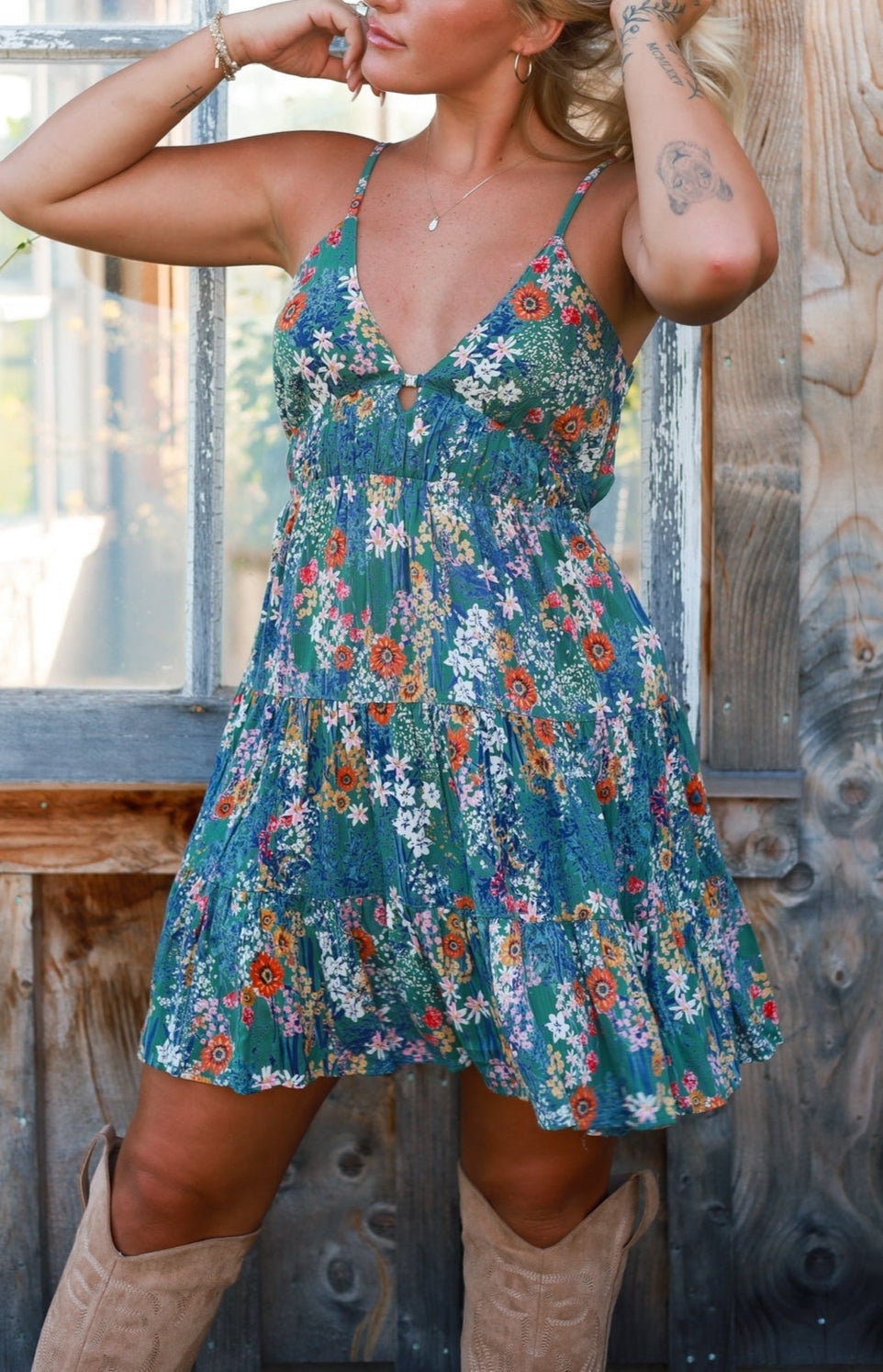 Floral Fling Mini Dress
