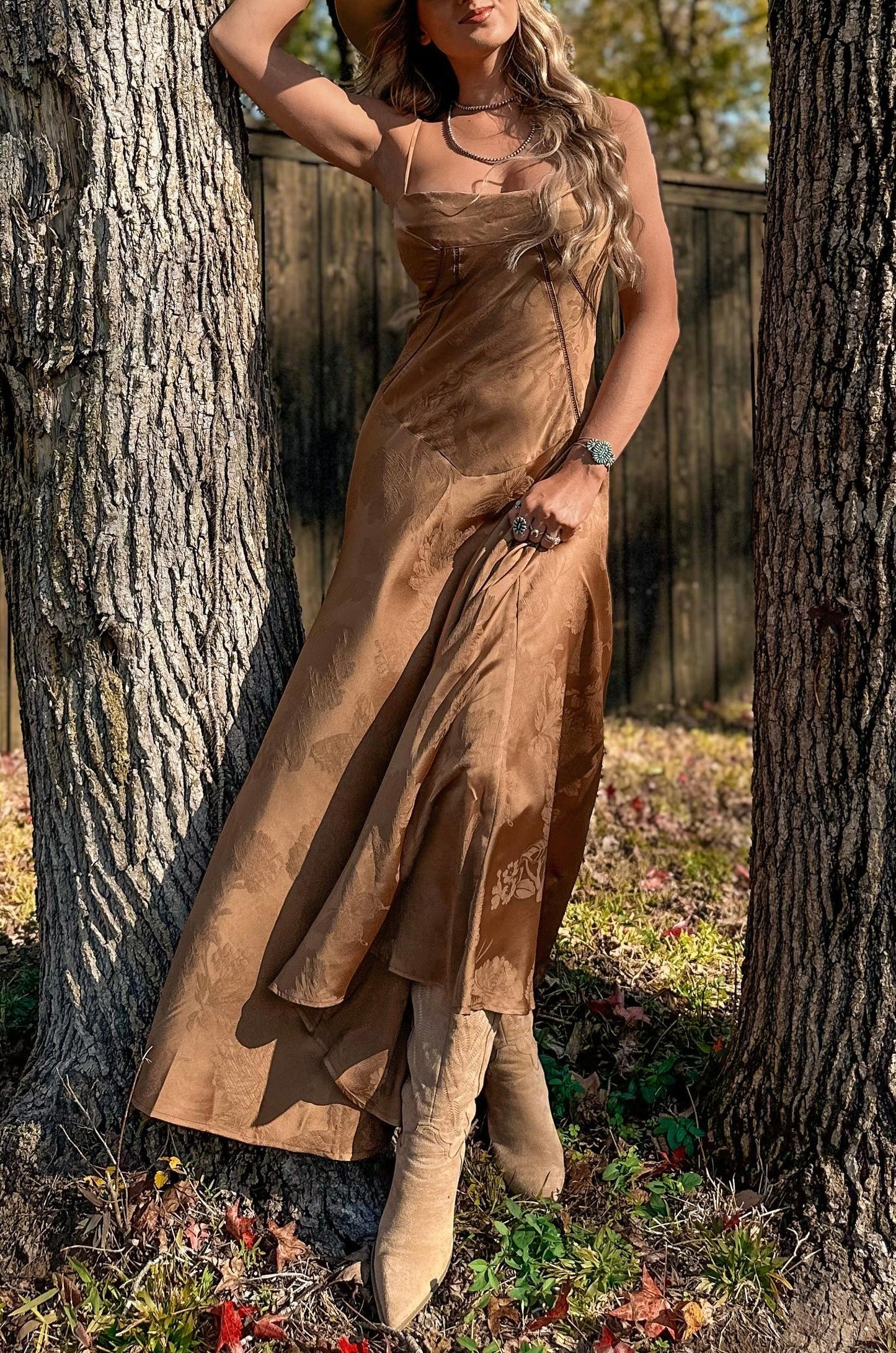 Whiskey Bent Maxi Dress