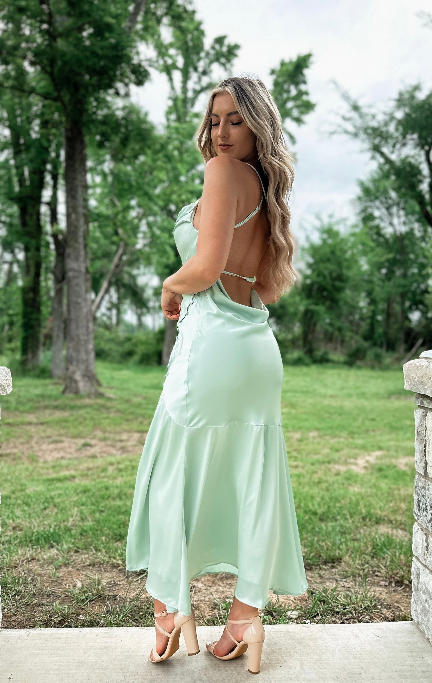 Minty Memories Maxi Dress