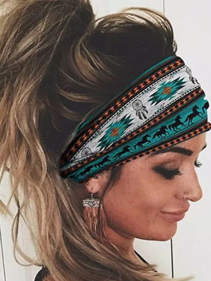 Printed Wide Headband