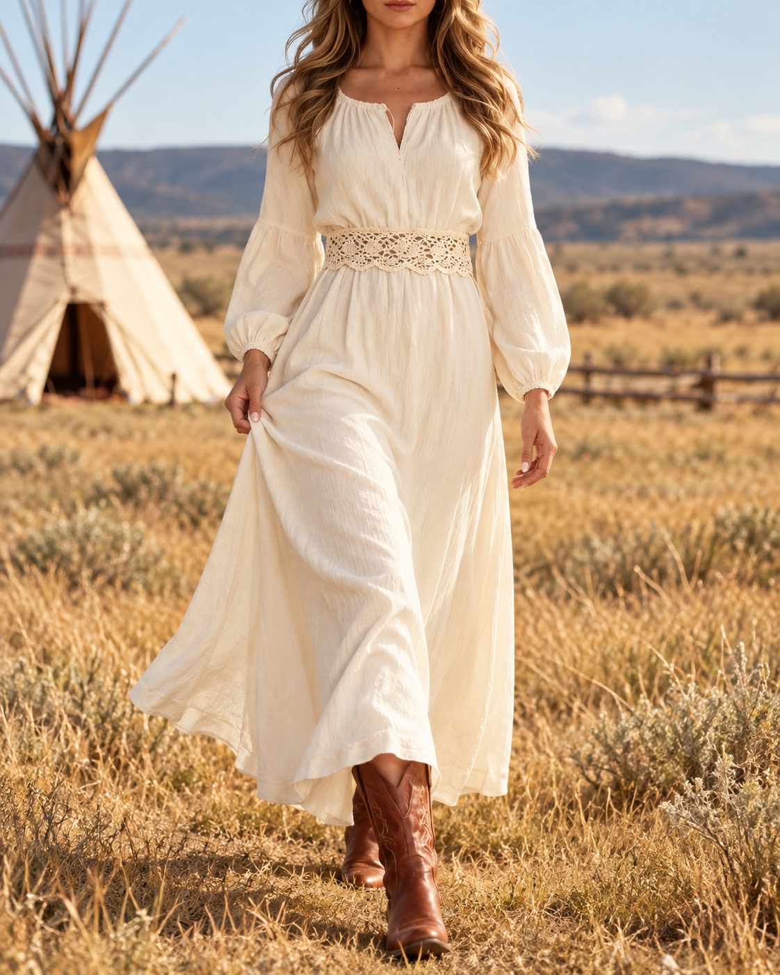 Fashionable Design Casual Long Dress