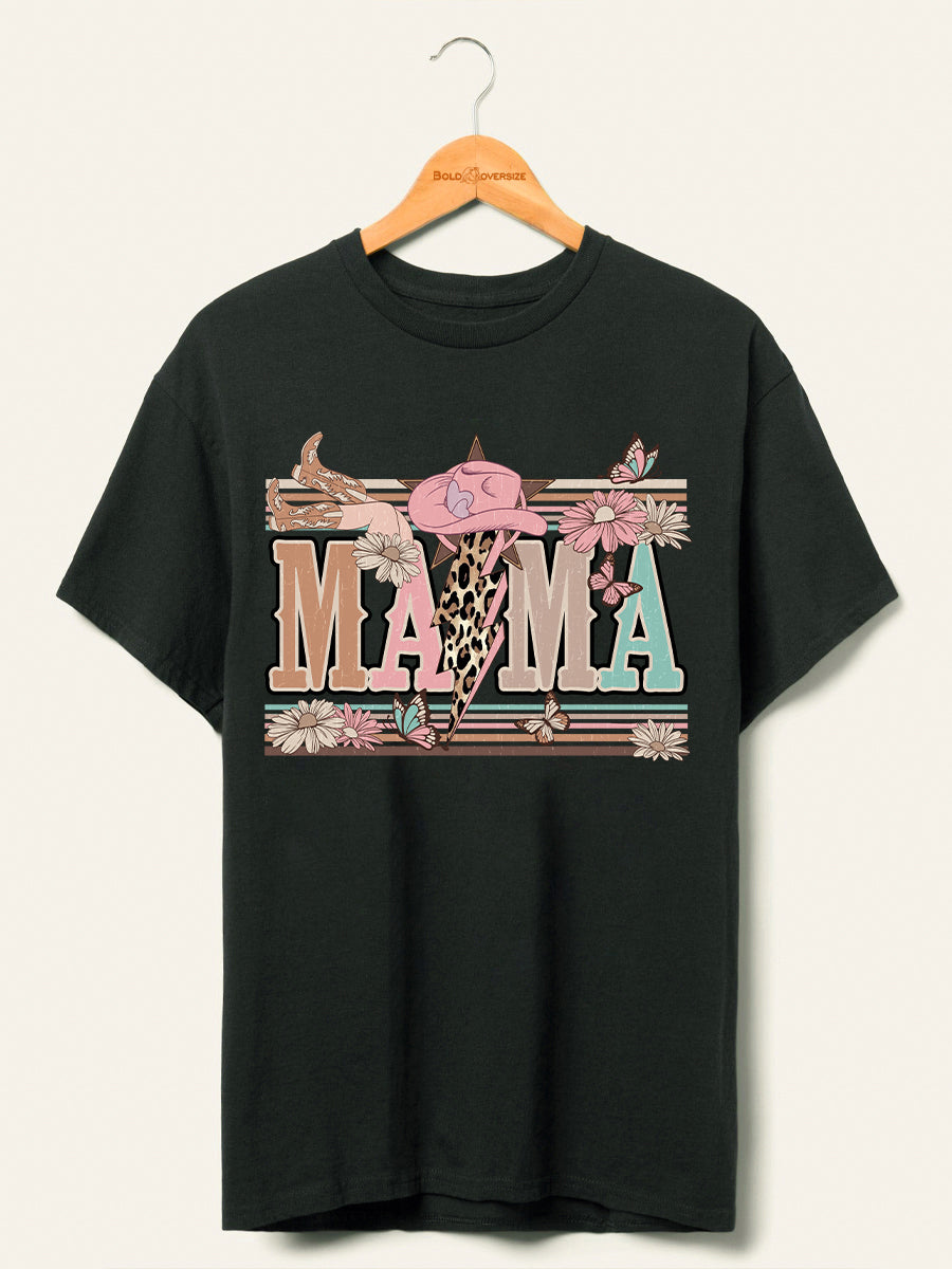 Vintage Cowboy Mama Tee