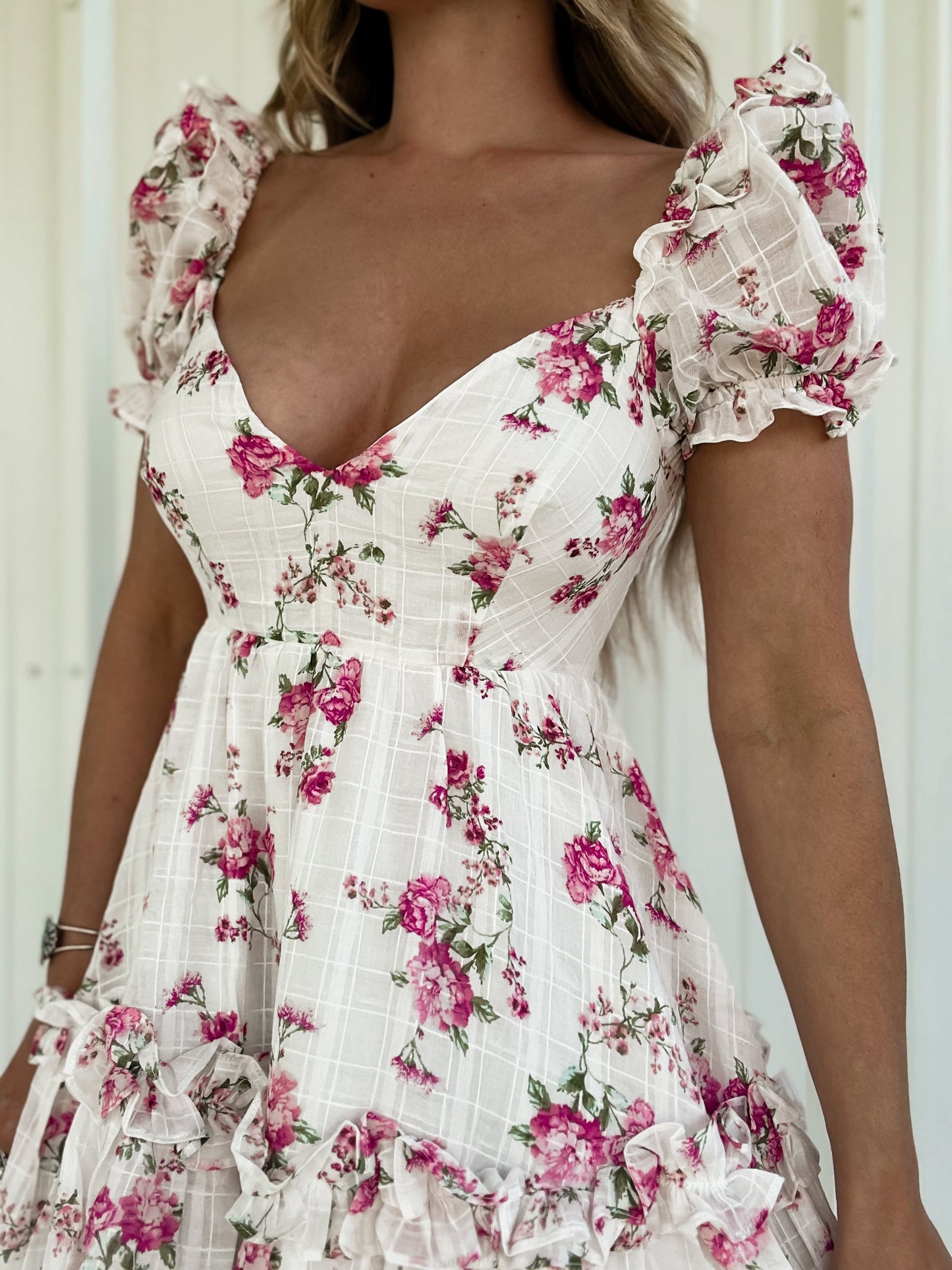 French Rose Mini Dress