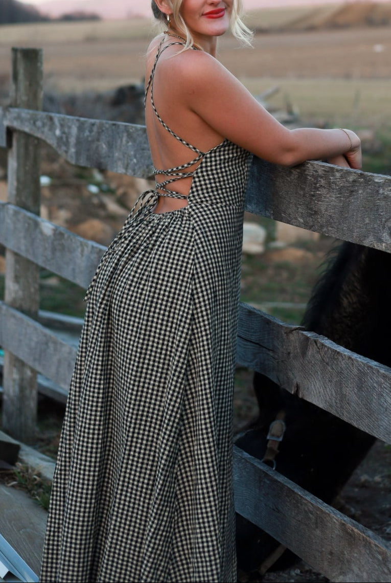 Homestead Gingham Dress