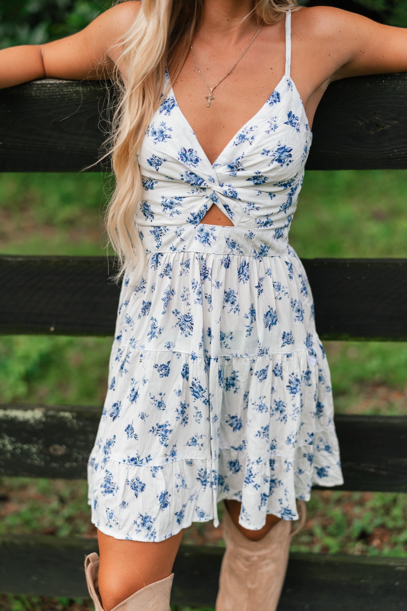 She Can Move Mountains Floral Mini Dress