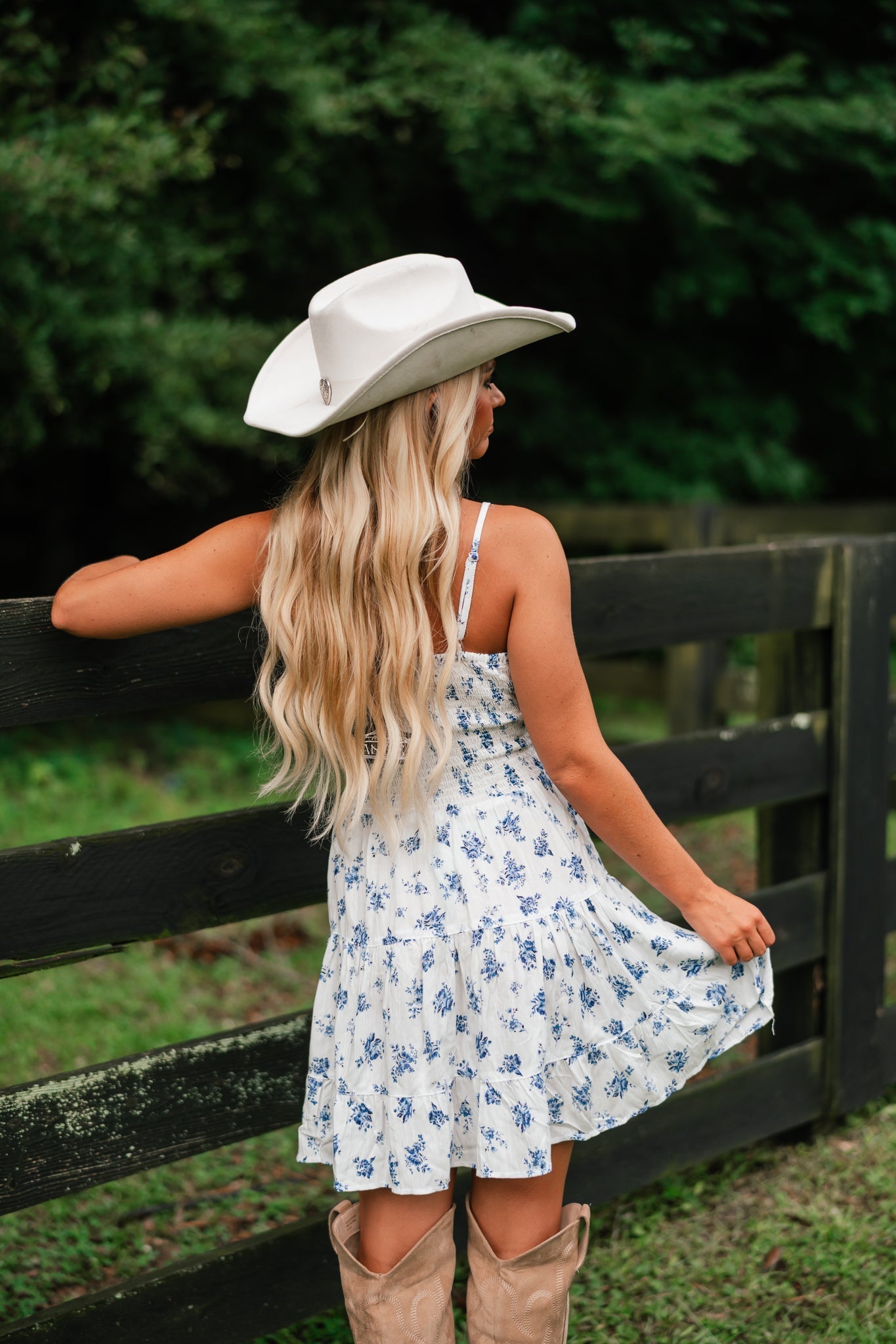She Can Move Mountains Floral Mini Dress