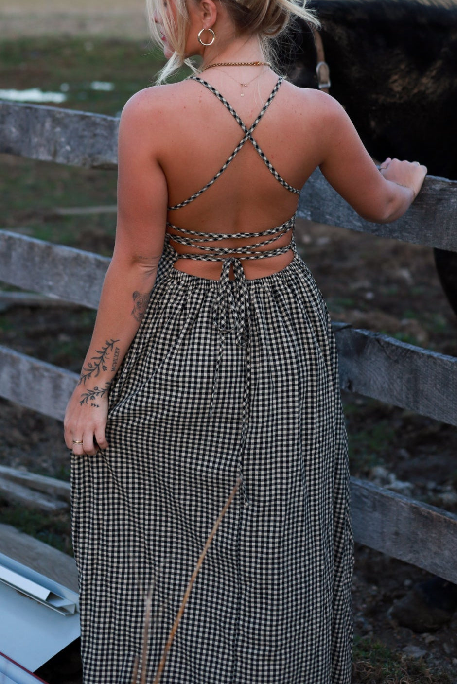 Homestead Gingham Dress