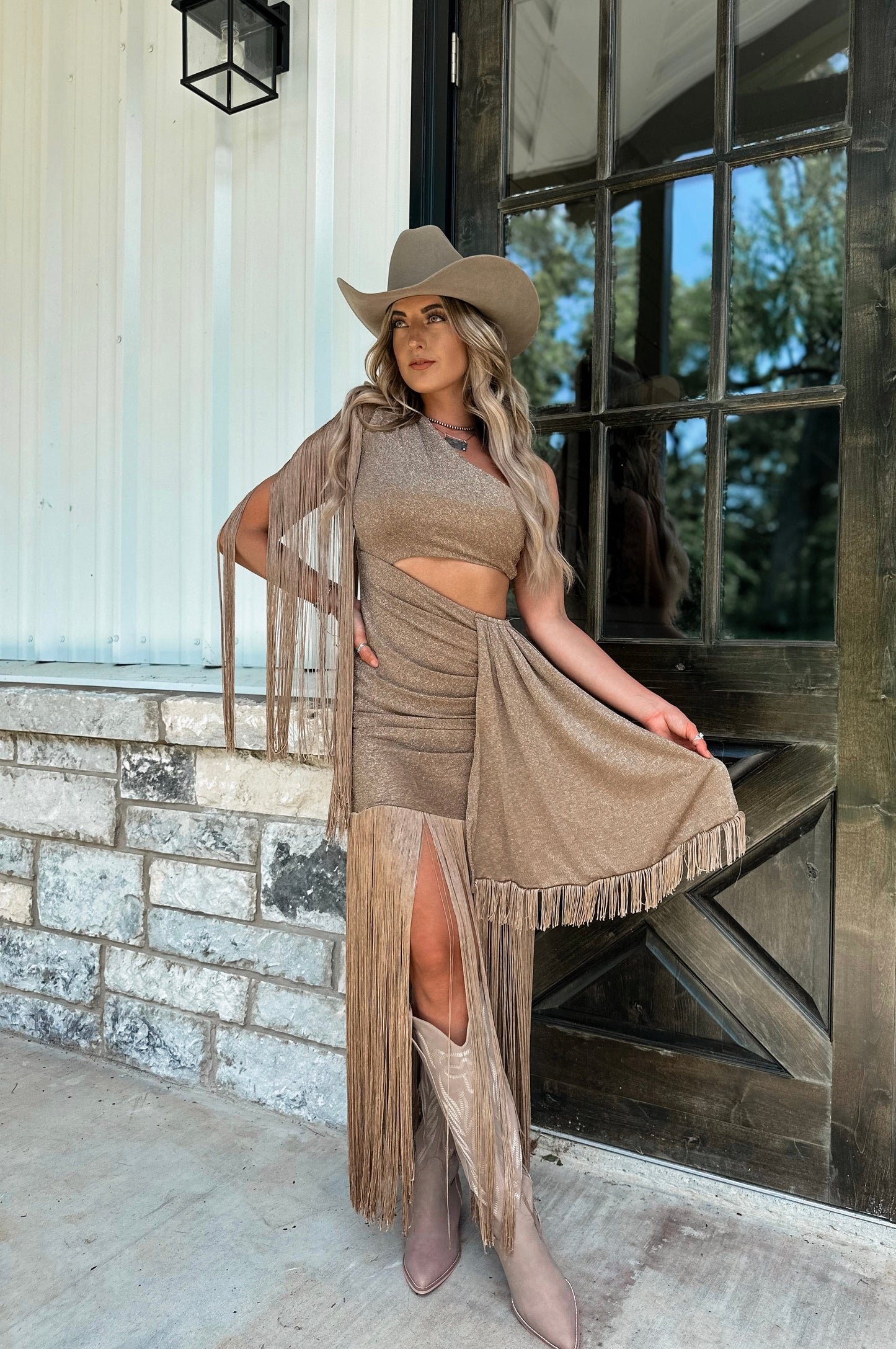 Stomping Grounds Shimmer Dress