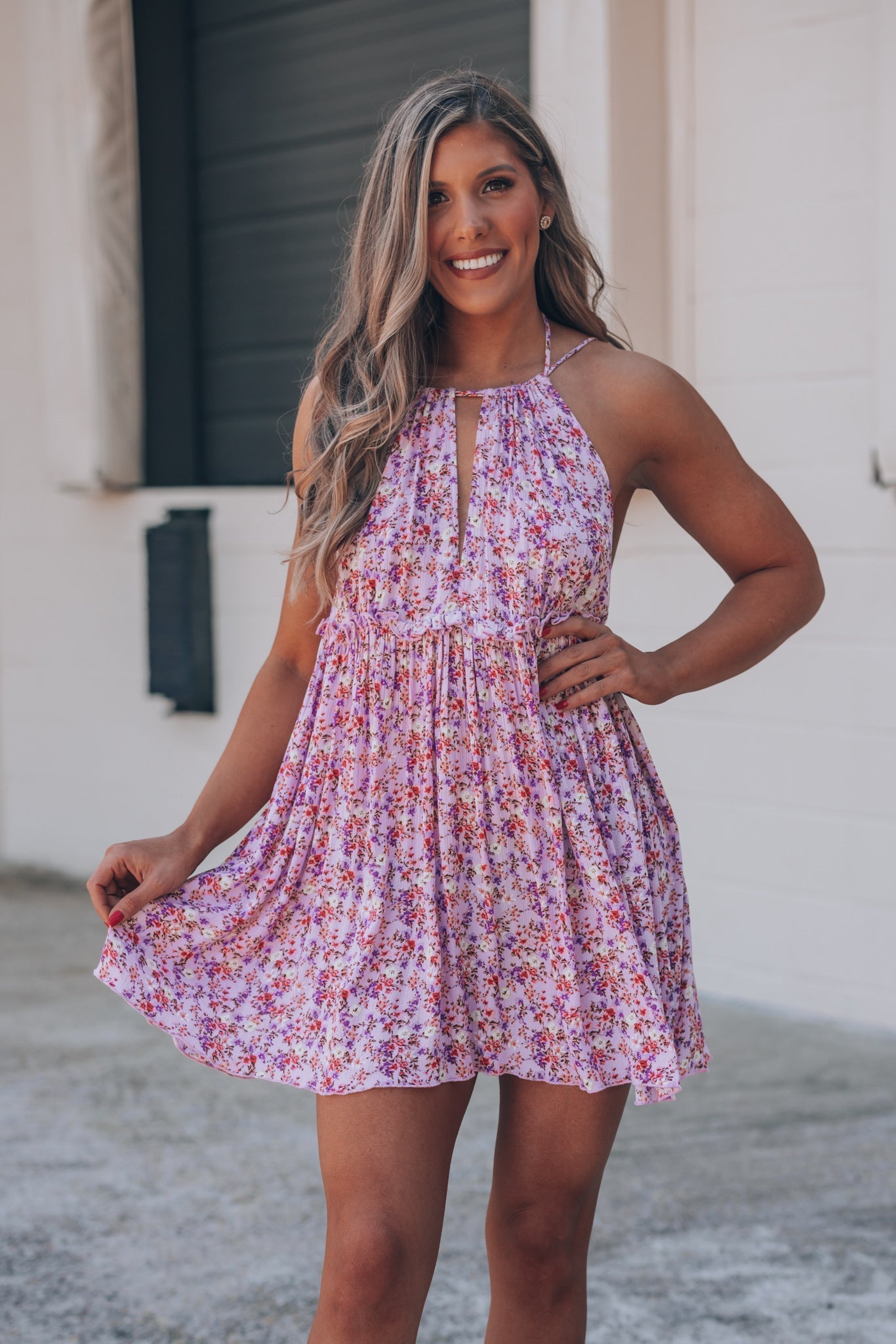 Fancy Me Floral Mini Dress