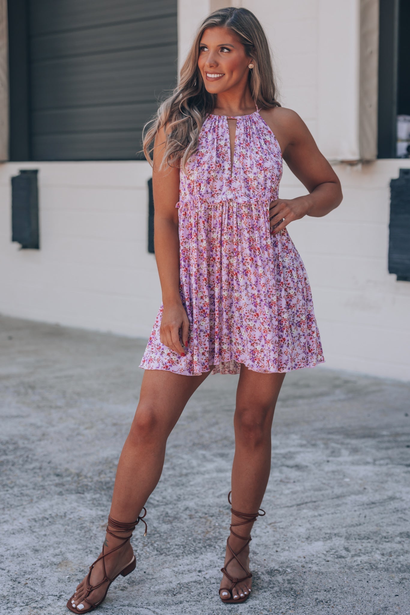 Fancy Me Floral Mini Dress