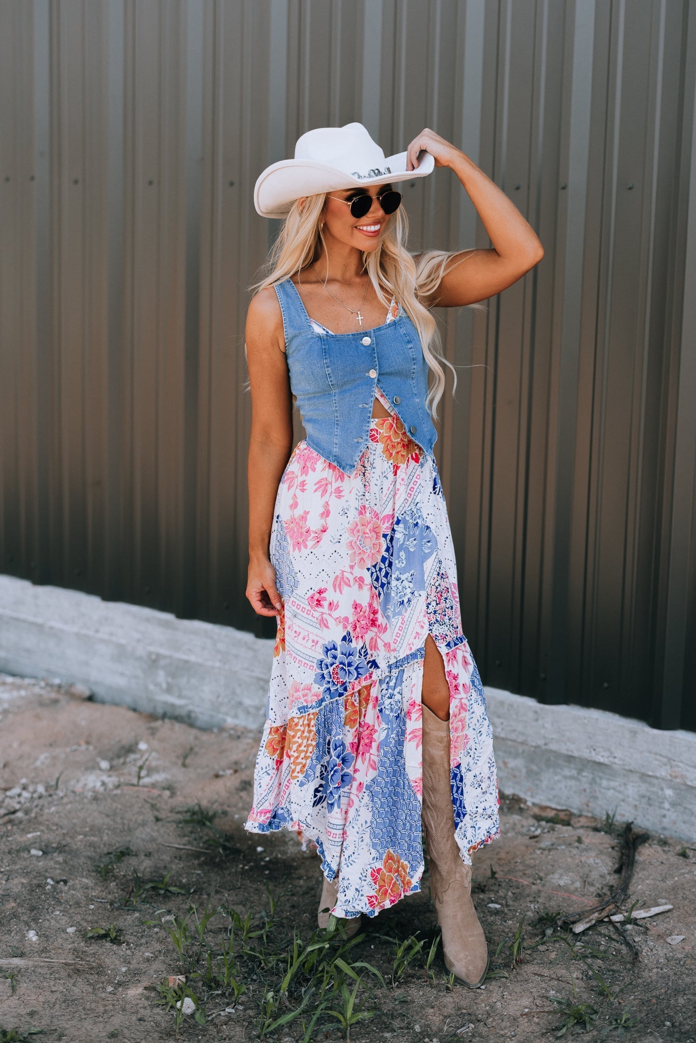 Calico Patchwork Dress