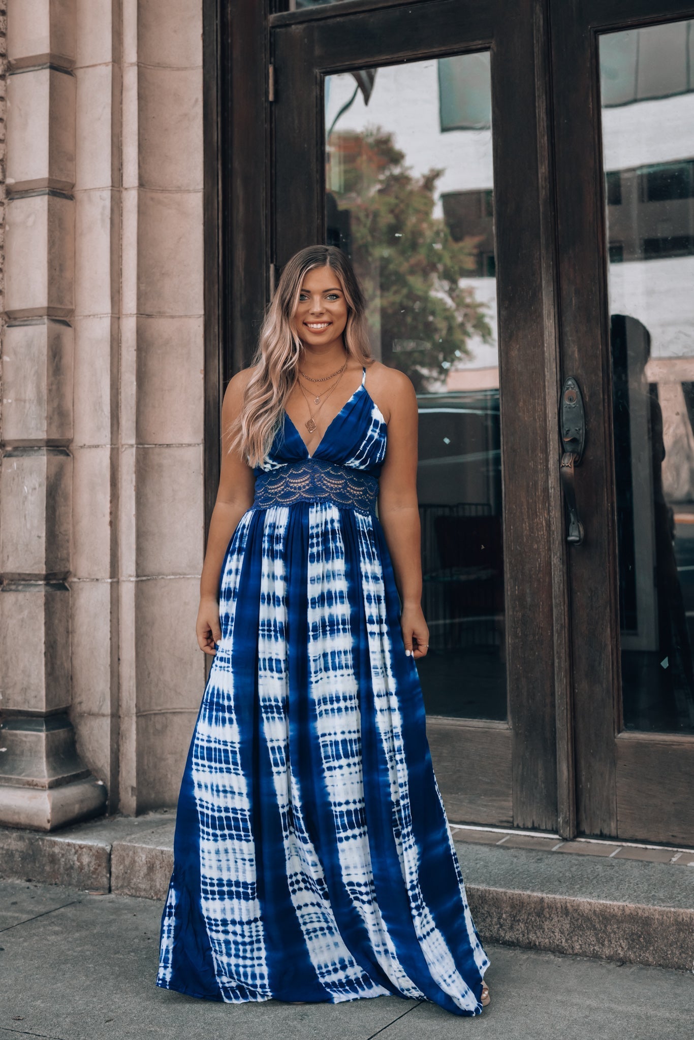 Shifted Thoughts Tie Dye Maxi Dress