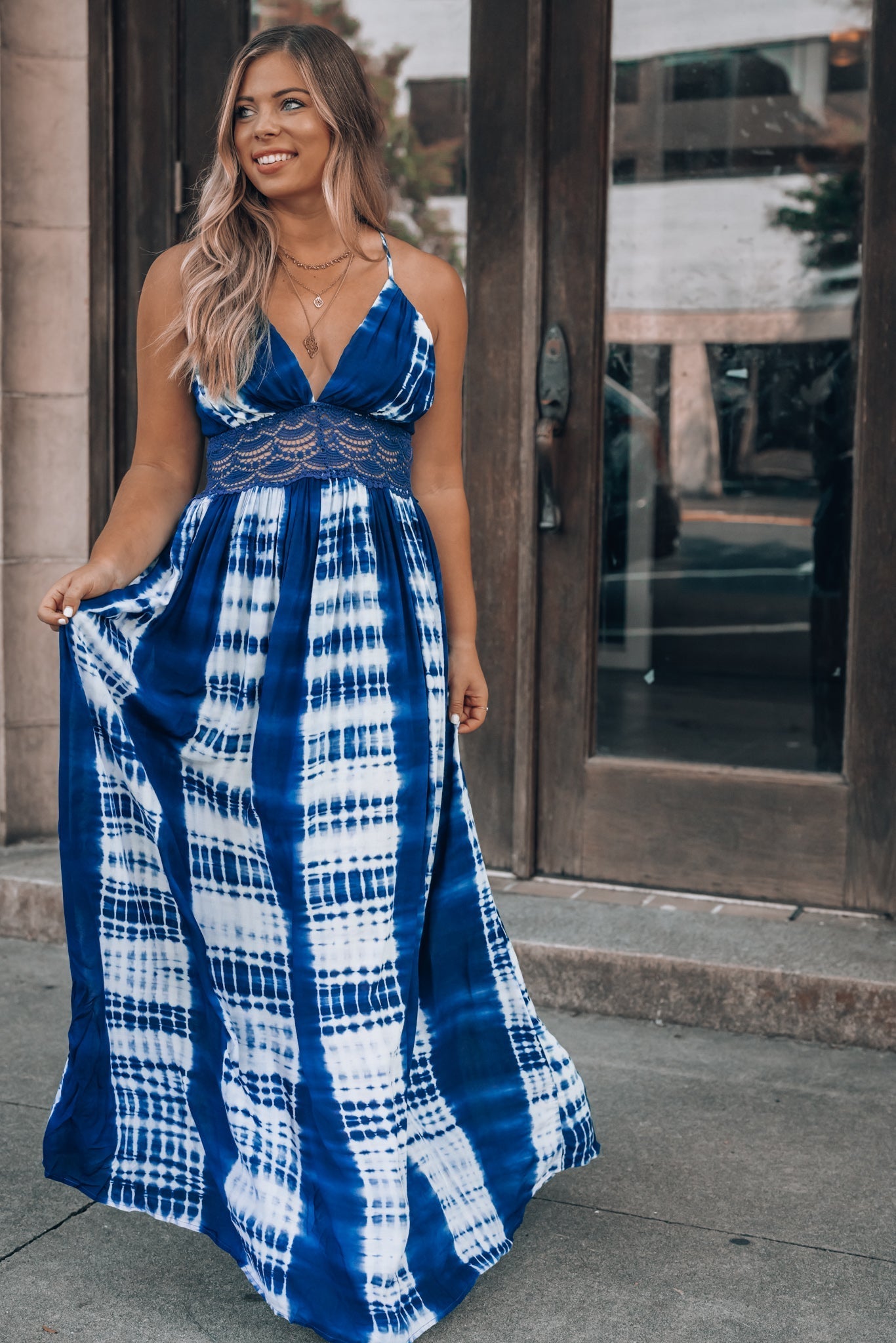 Shifted Thoughts Tie Dye Maxi Dress
