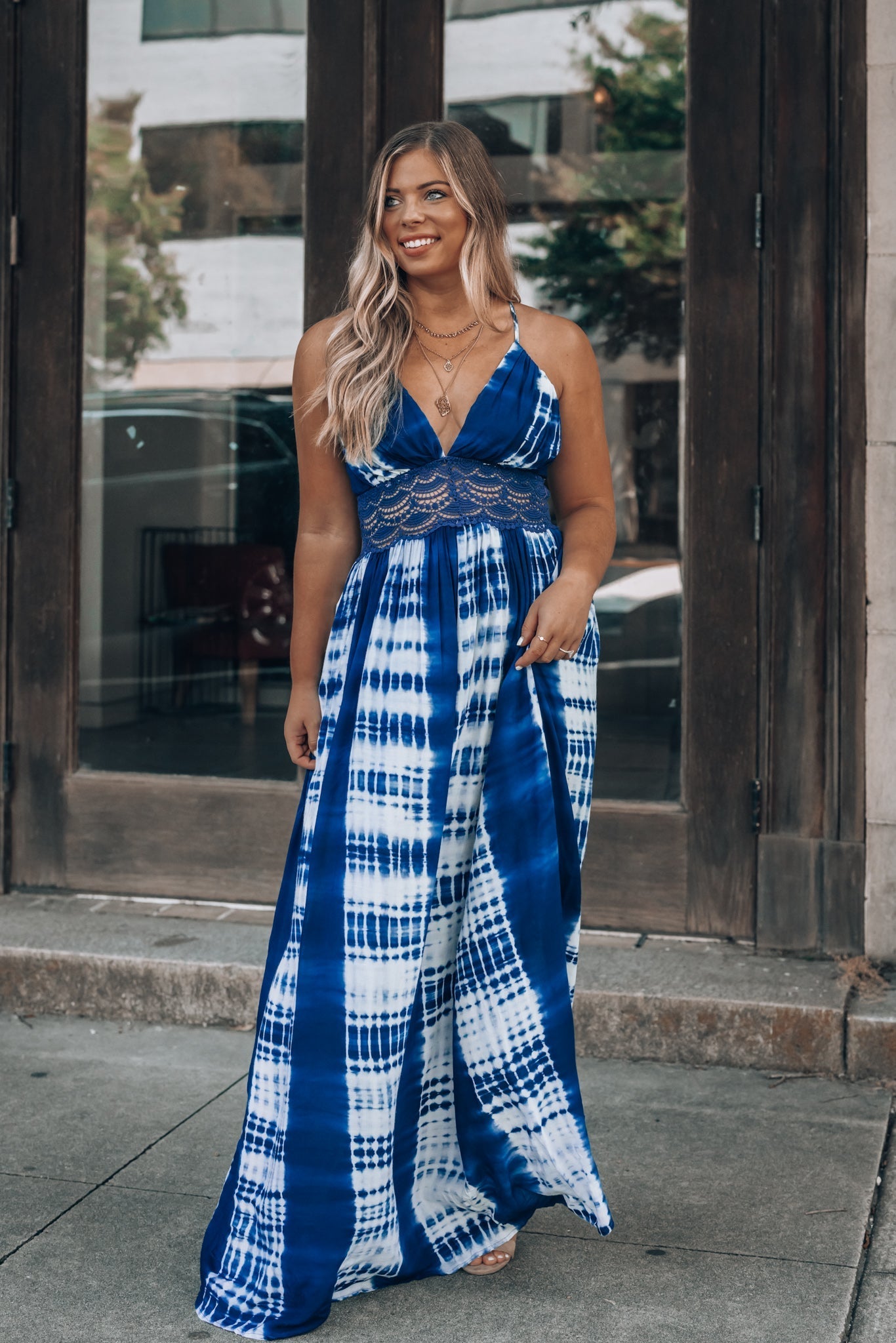 Shifted Thoughts Tie Dye Maxi Dress