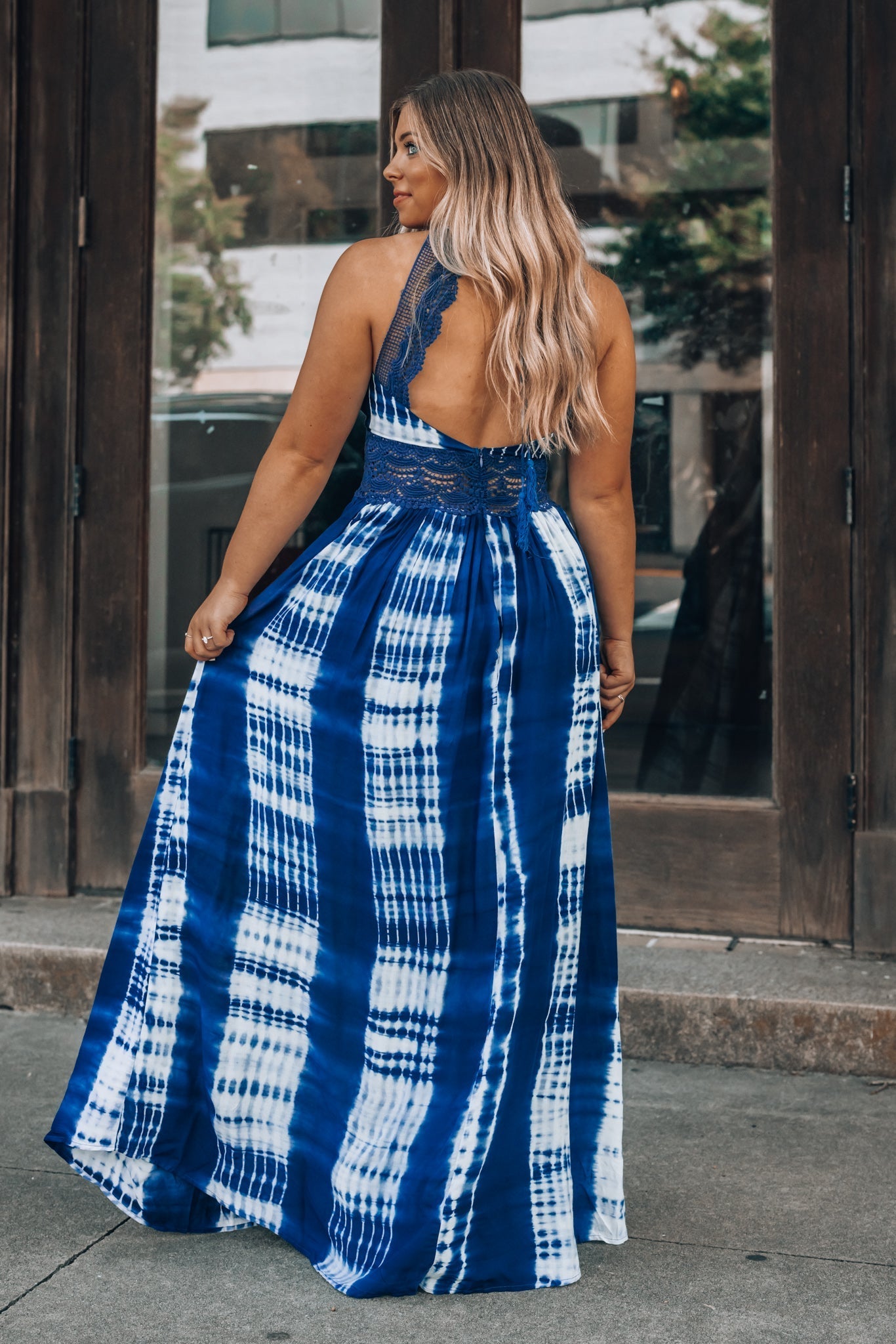 Shifted Thoughts Tie Dye Maxi Dress