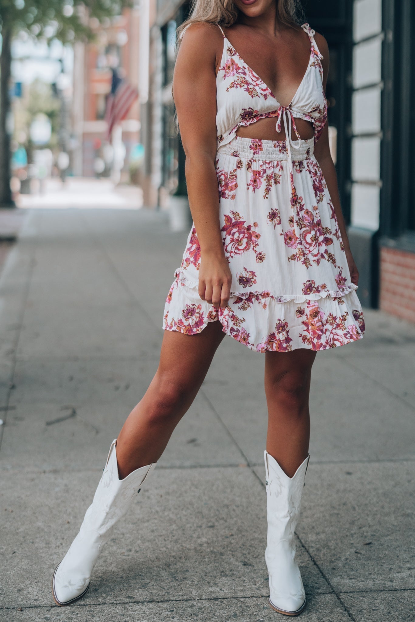 Carry On Floral Mini Dress