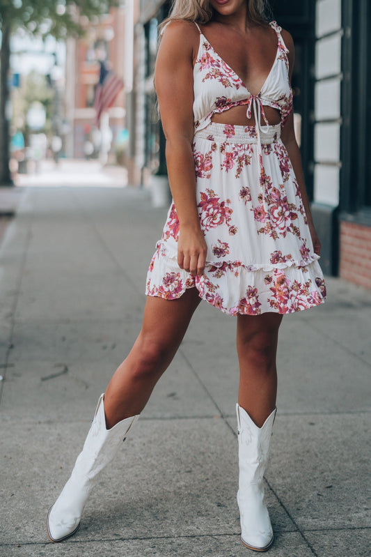 Carry On Floral Mini Dress