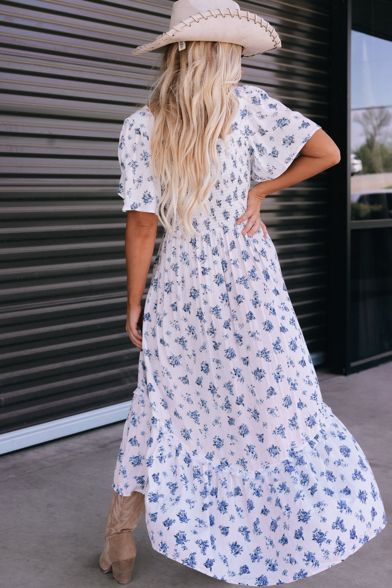 Sunset Florals Maxi Dress