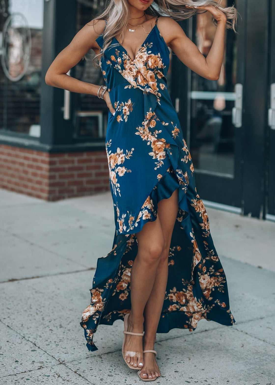Axe Floral Maxi Dress