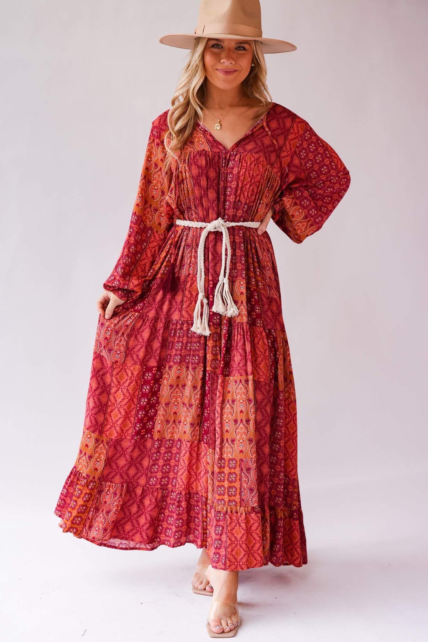Eileen Paisley Maxi Dress
