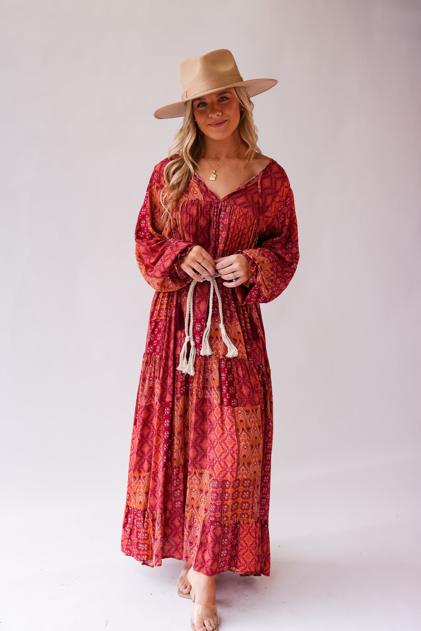Eileen Paisley Maxi Dress