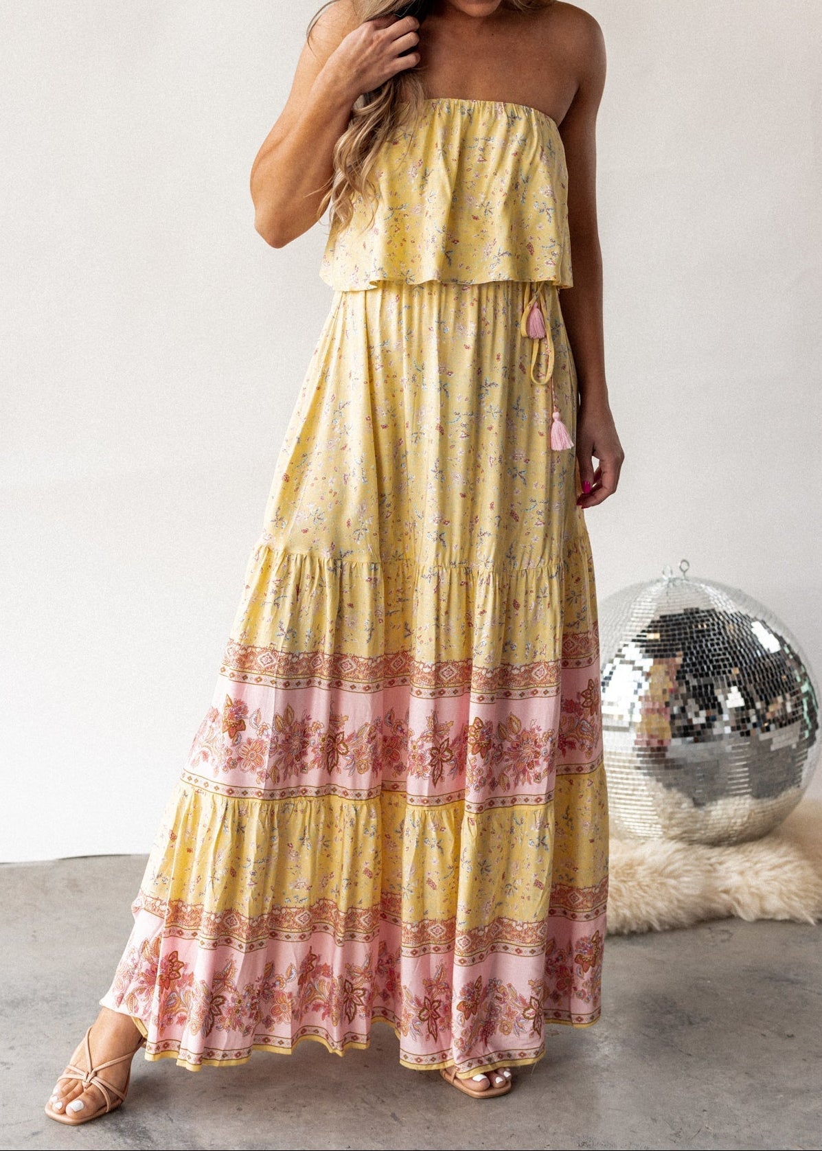 St. Augustine Strapless Maxi Dress