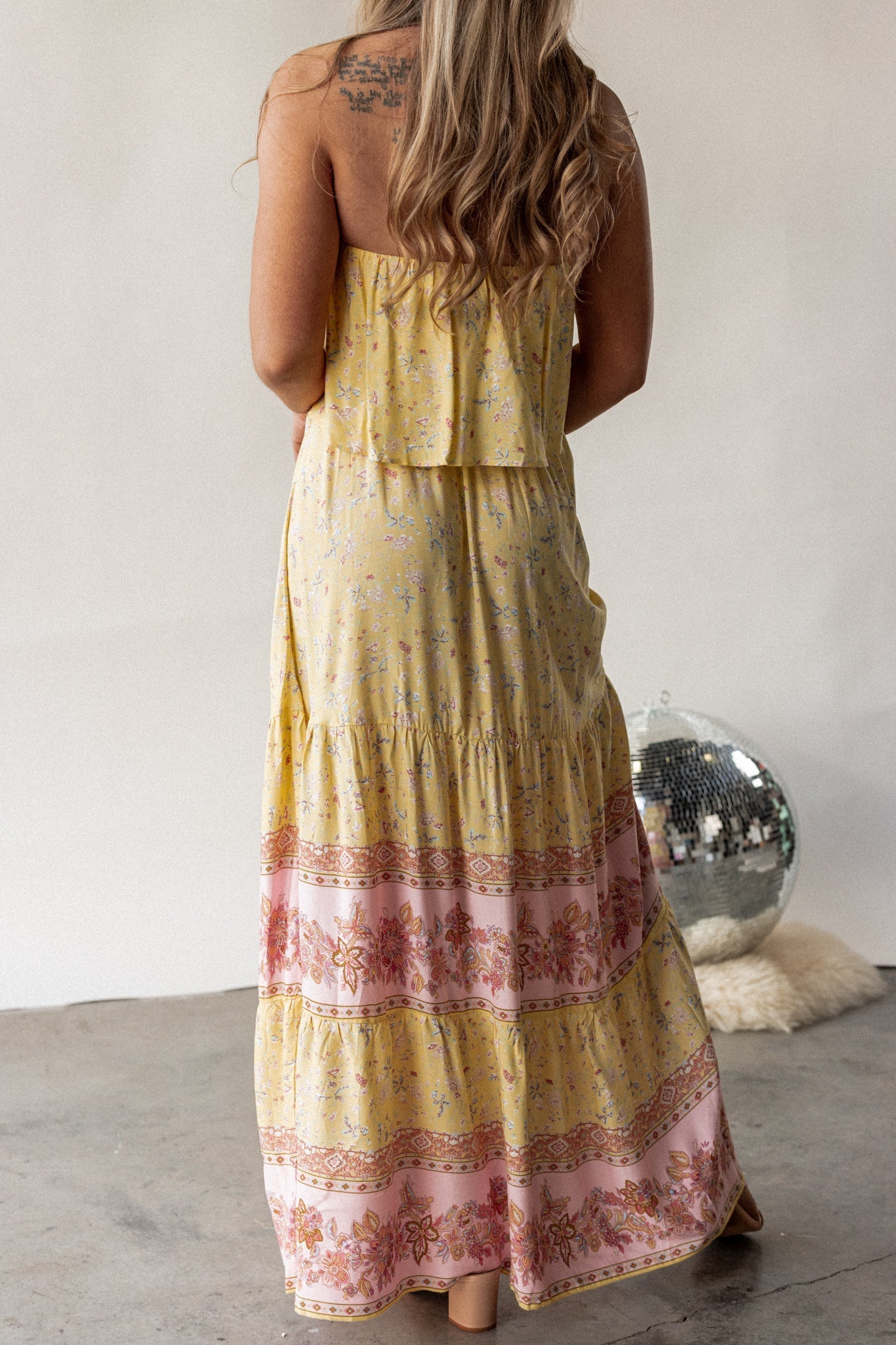 St. Augustine Strapless Maxi Dress