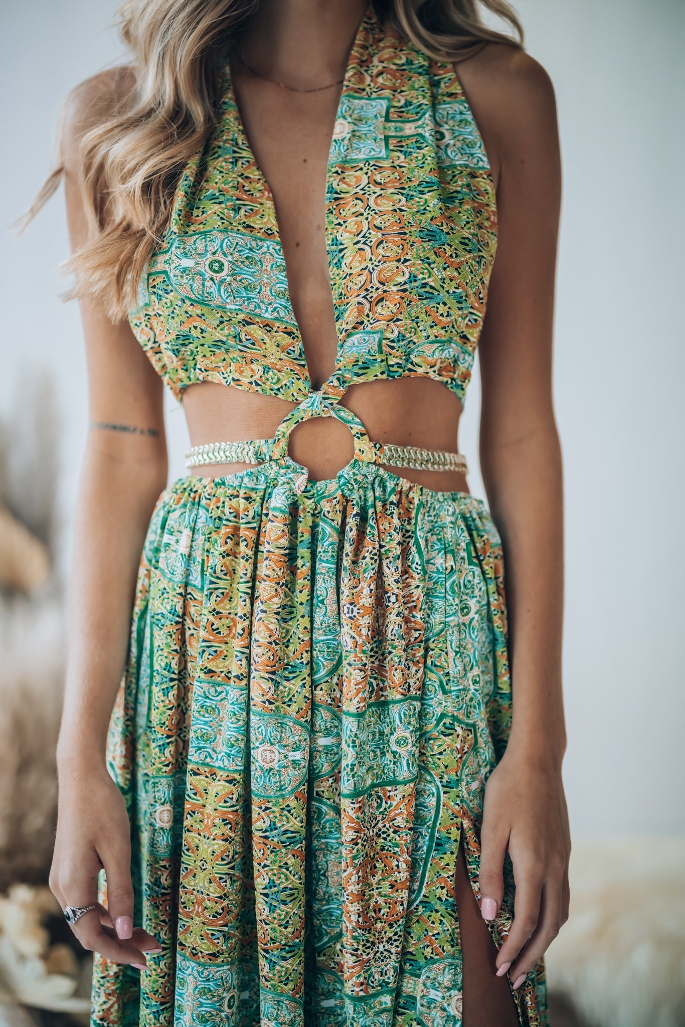 Virgin Islands Maxi Dress (Green)
