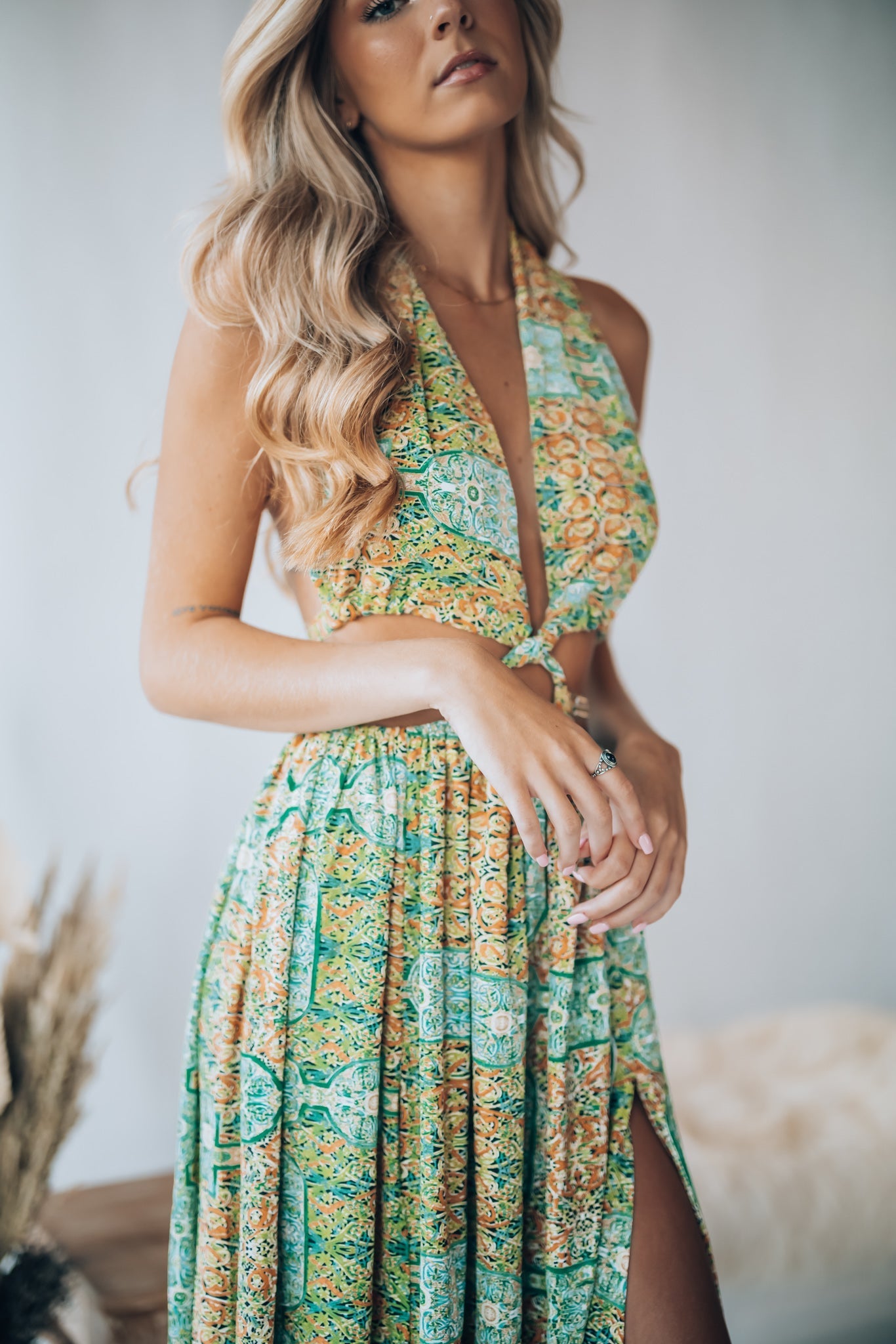 Virgin Islands Maxi Dress (Green)