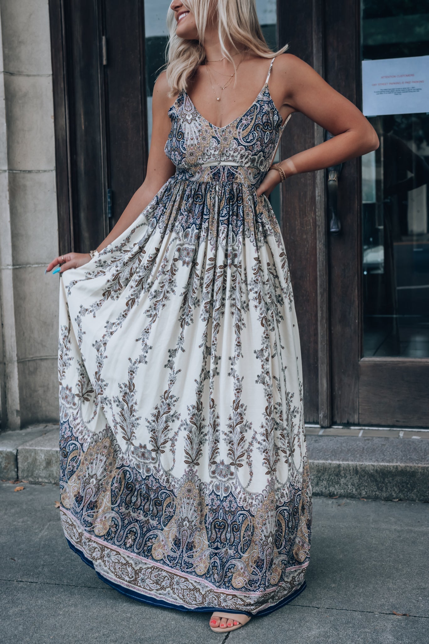 Yesenia Maxi Dress (Navy)