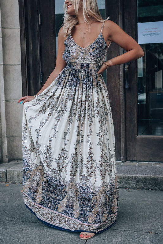 Yesenia Maxi Dress (Navy)