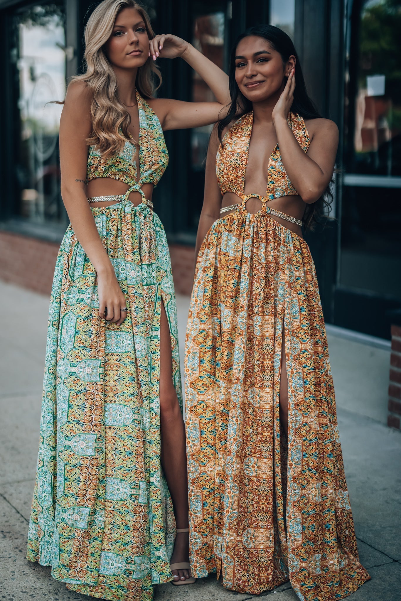 Virgin Islands Maxi Dress (Green)