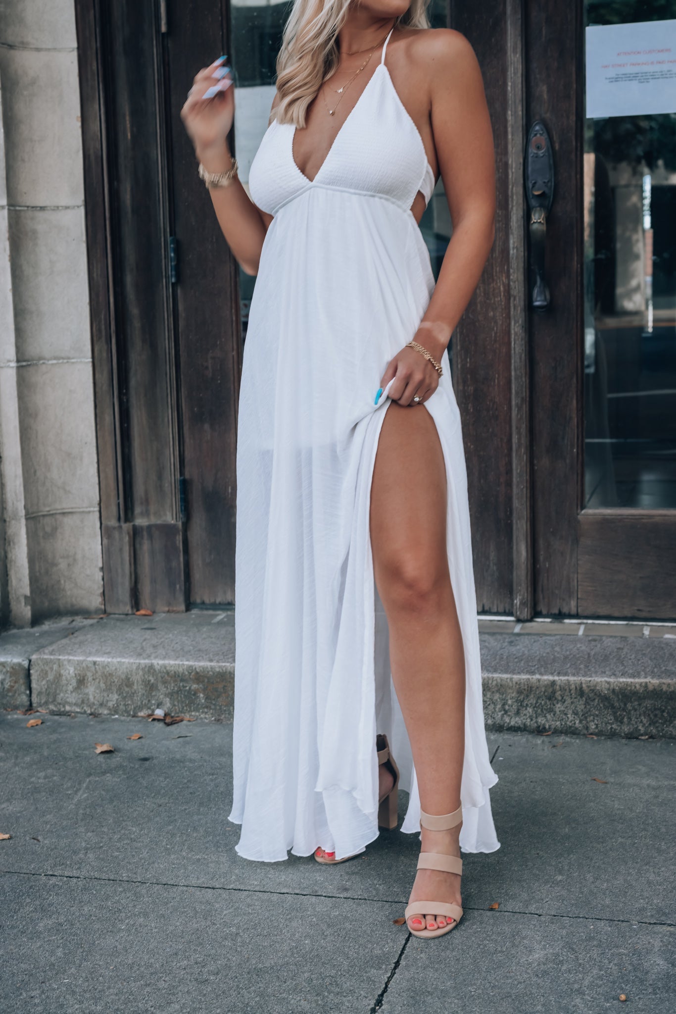 Lina Smocked Maxi Dress