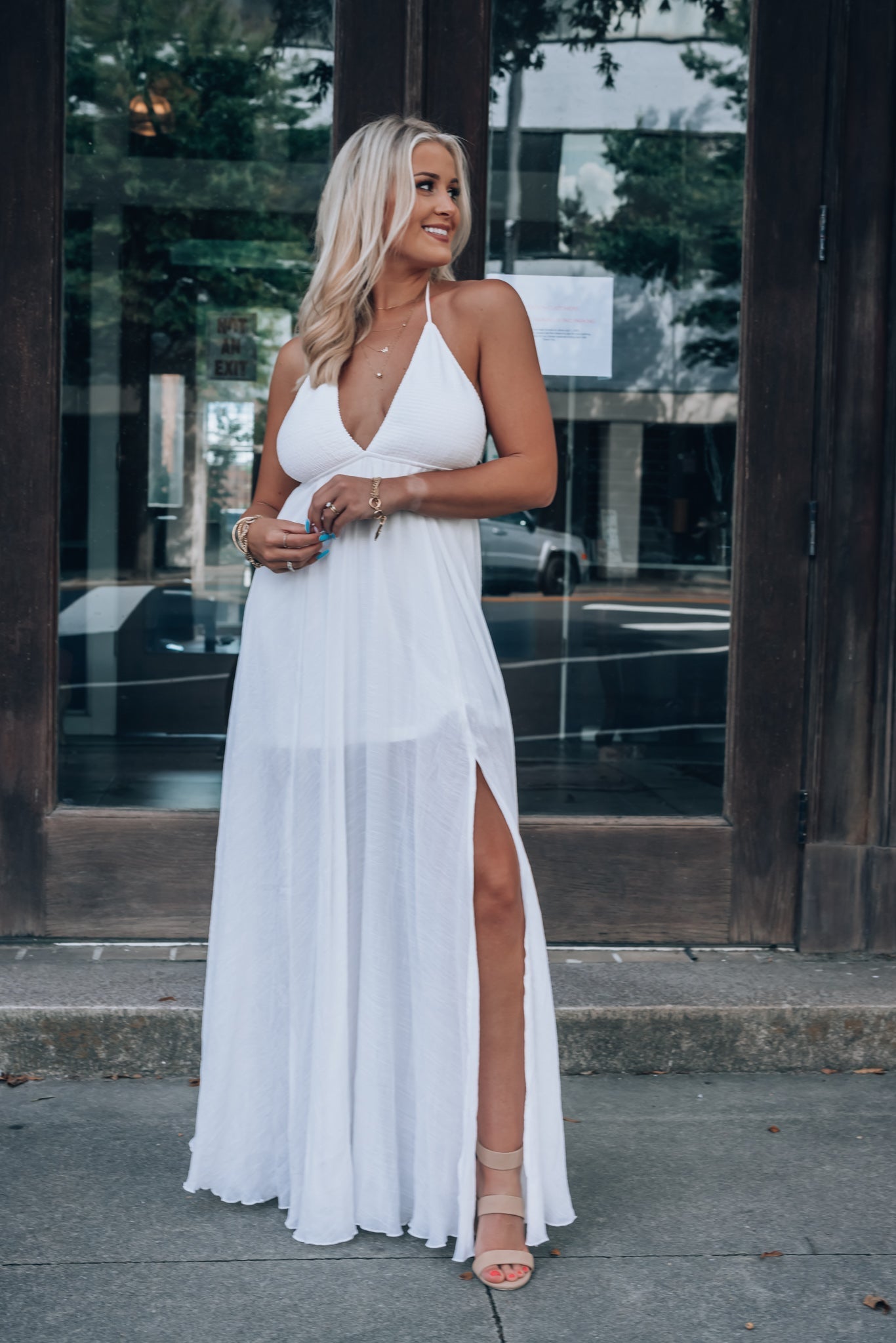 Lina Smocked Maxi Dress