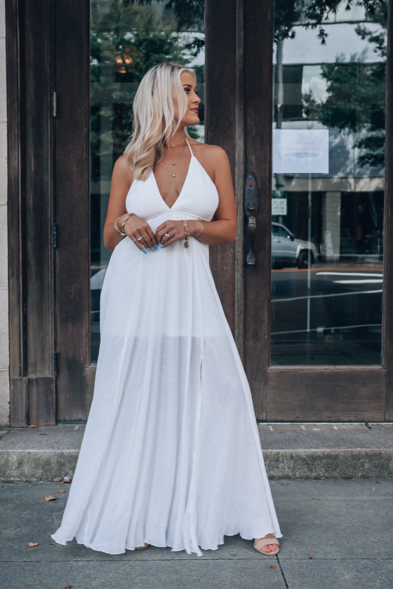 Lina Smocked Maxi Dress