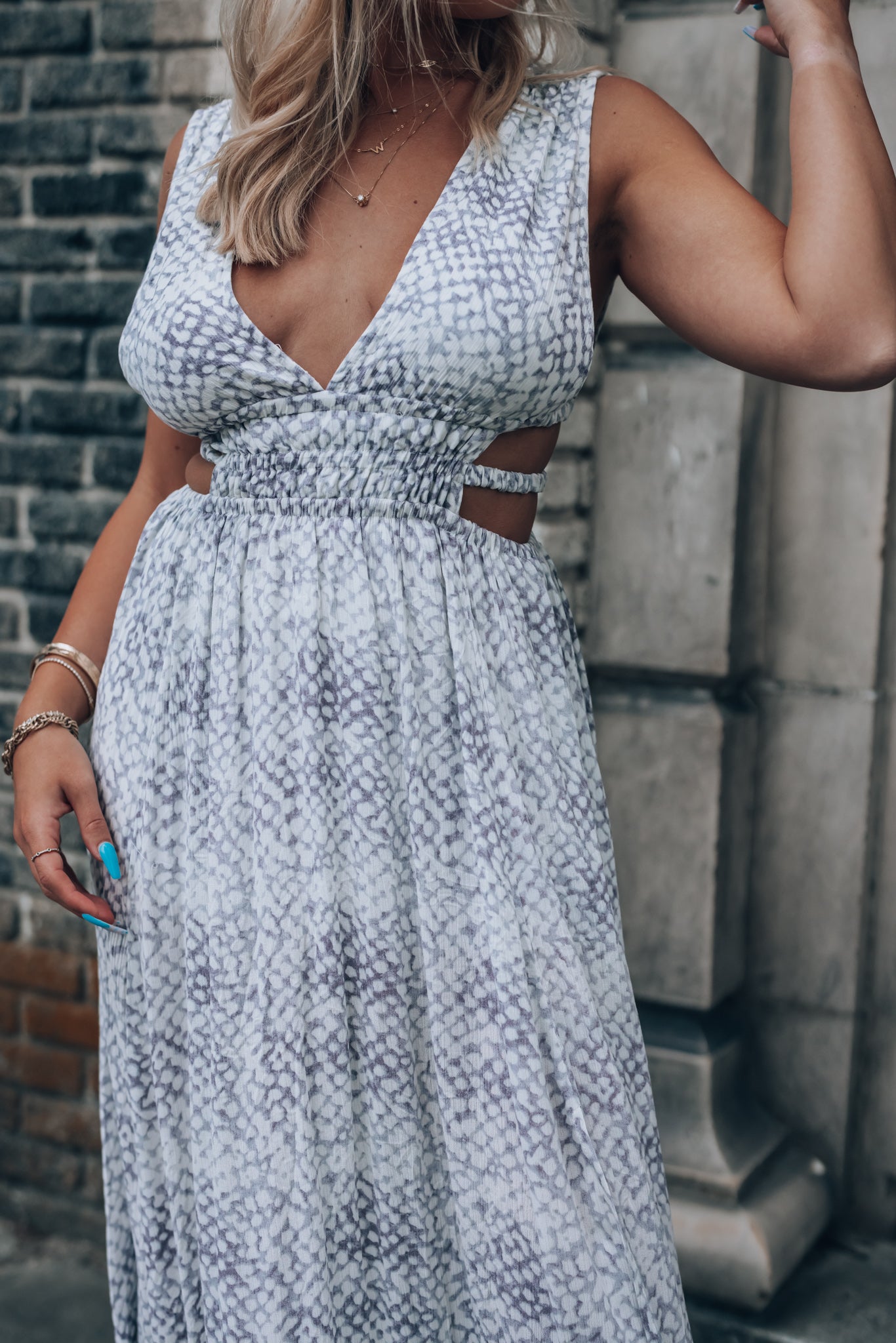 Onyx Maxi Dress (Grey)