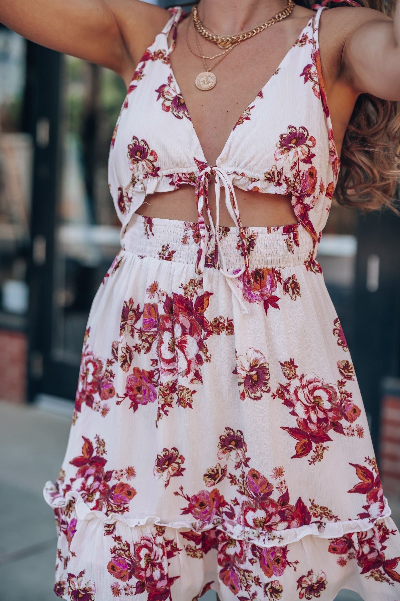 Carry On Floral Mini Dress